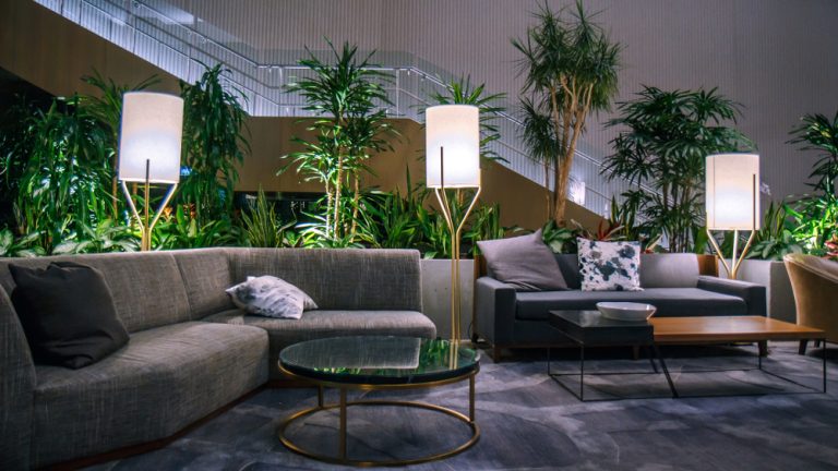 Modern Office Reception Area